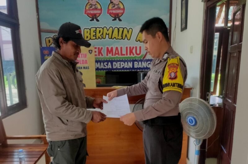 Melalui Kegiatan Sambang, Polsek Maliku Ajak Masyarakat untuk Wujudkan Kamtibmas yang Aman