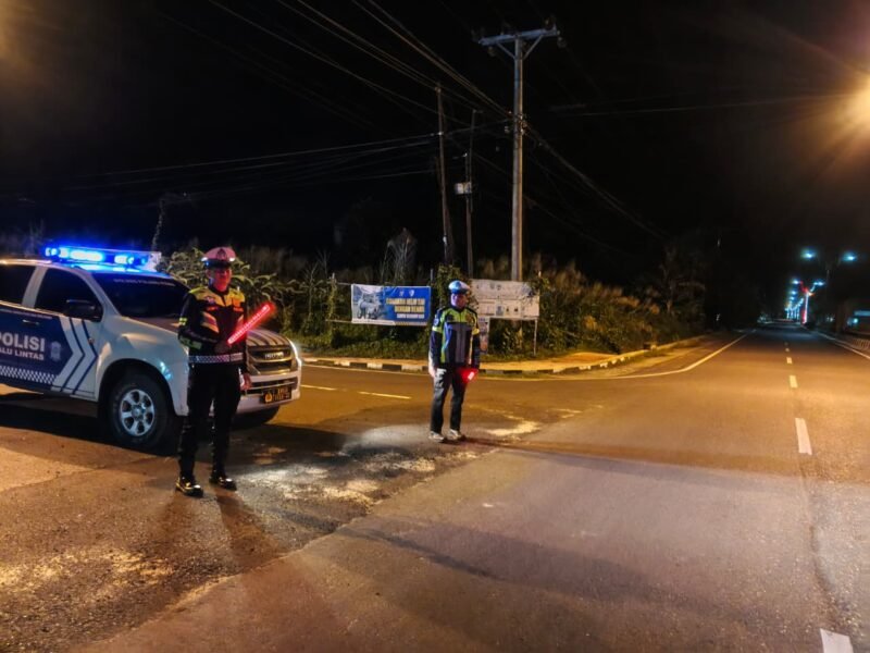 Sat Lantas Polres Pulang Pisau Intensifkan Patroli Malam, Sasar Titik Rawan C3 dan Laka Lantas