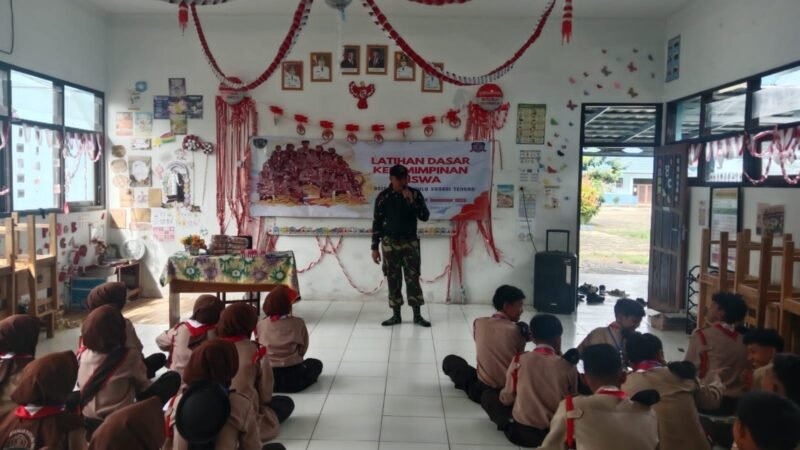 Latihan Dasar Kepemimpinan, Babinsa Koramil 1002-04 Bentuk Mental dan Karakter Siswa SMPN 9 HST