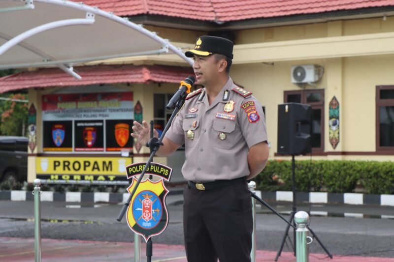 Kapolres Pulang Pisau Tekankan Dua Hal Penting di Awal Pekan: Soliditas Internal dan Peran Humas
