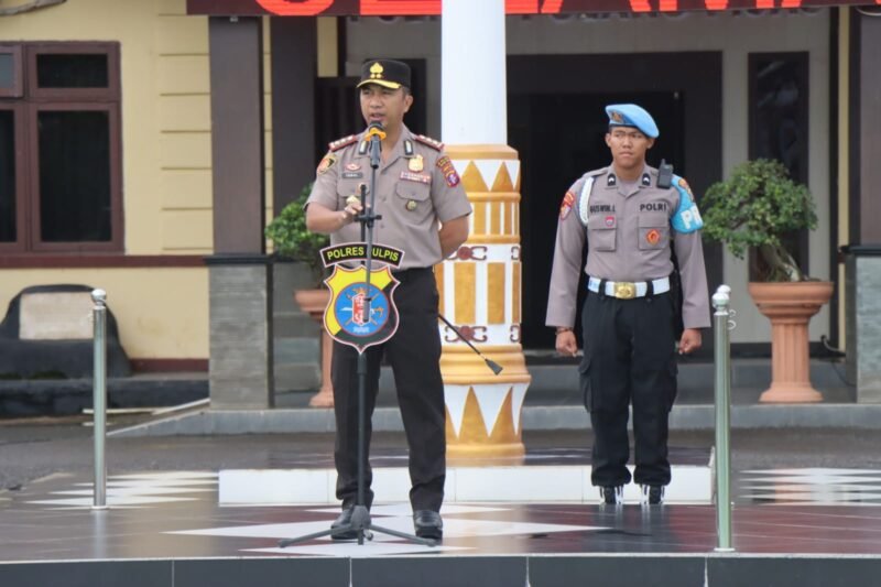 Pimpin Apel Jam Pimpinan, Kapolres Pulang Pisau Dorong Penguatan Soliditas dan Kinerja Personel