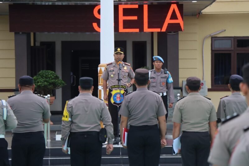 Awali Pekan, Kapolres Pulang Pisau Ingatkan Pentingnya Kekompakan dan Peran Strategis Humas