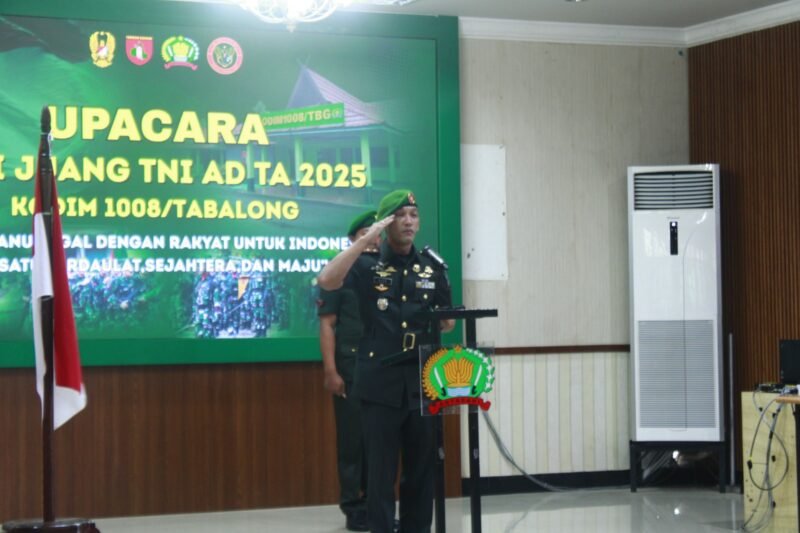 Dandim 1008/Tabalong Pimpin Upacara Hari Juang TNI AD ke-80, Tegaskan Semangat Juang dan Kemanunggalan dengan Rakyat