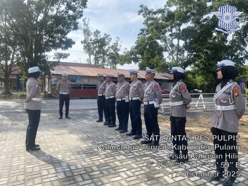 Tingkatkan Kinerja Anggota, Kasat Lantas Beri Arahan Sebelum Melaksanakan Tugas