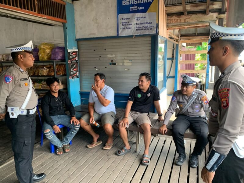 Polantas Menyapa, Satlantas Polres Pulang Pisau Dekatkan Diri Masyarakat.