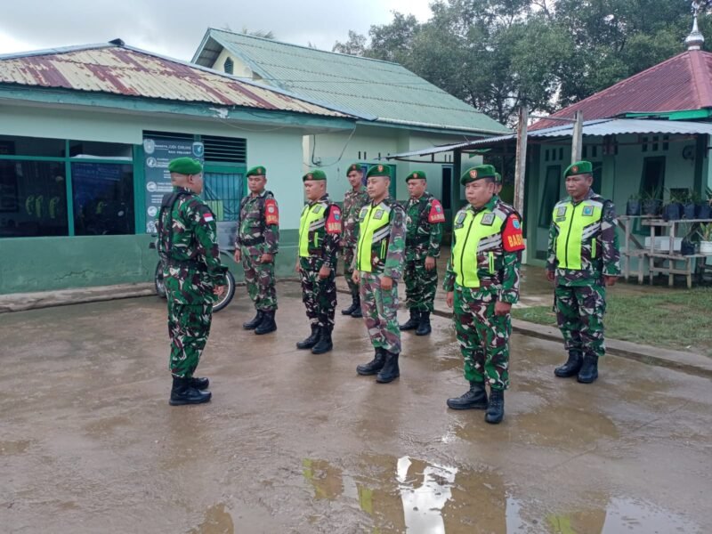 Jelang Perayaan Malam Natal 2025, Koramil 06/Selakau Siagakan Personel Amankan Tempat Ibadah