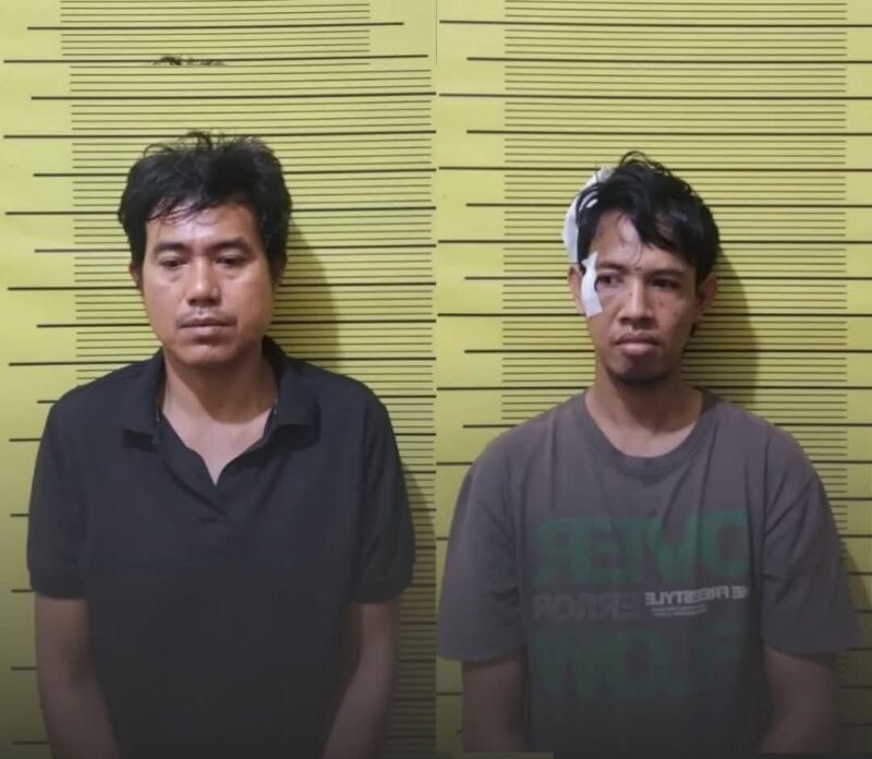 Foto: Dua Pelaku Jambret Darmo Permai Dihajar Massa