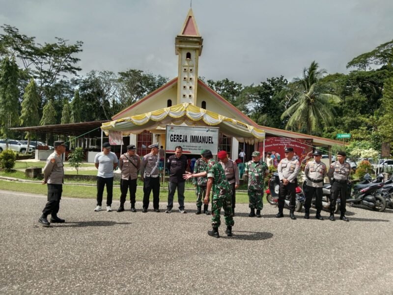 Kodim 1008/Tabalong Amankan Ibadah Natal 2025, Babinsa Diterjunkan ke Gereja-Gereja