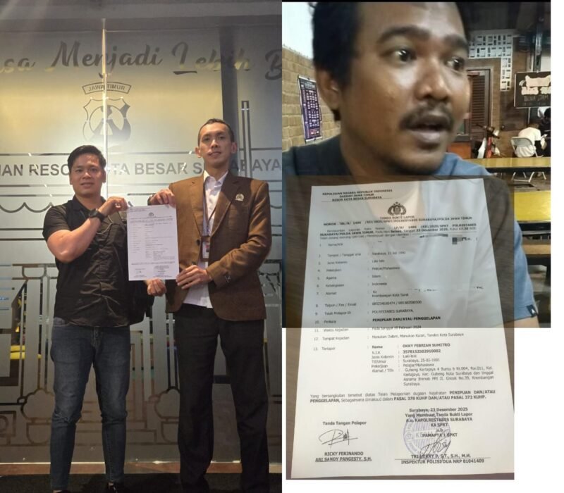 Foto: ADVOKAT PUMI LAPORKAN ANAK PURNAWIRAWAN PERWIRA MENENGAH POLRI