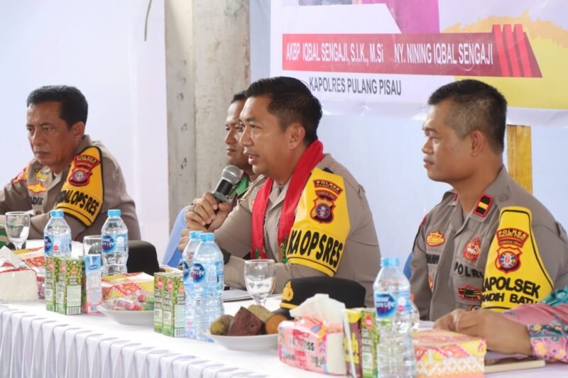 Kunker Kapolres Pulang Pisau di Dua Polsek: Profesionalisme dan Integritas Jadi Fokus