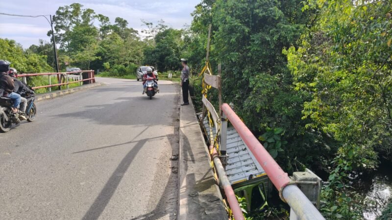 Sat Lantas Polres Pulang Pisau Laksanakan Patroli dan Pencegahan Laka Lantas di Daerah Rawan