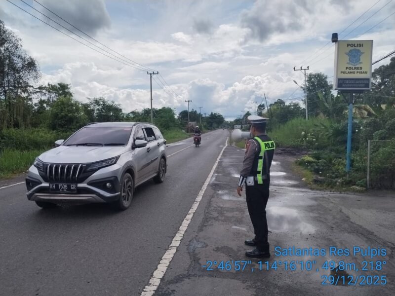 Gugah Kesadaran Tertib Lalu Lintas, Satlantas Polres Pulang Pisau Terapkan Penling