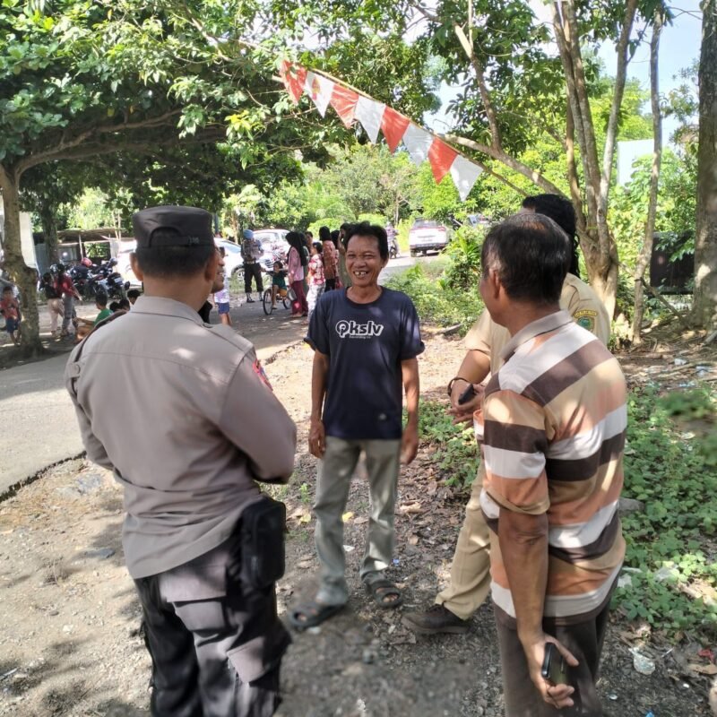 Satuan Binmas Polres Pulang Pisau , Sambangi Warganya terkait Tindak Pidana perdagangan Orang