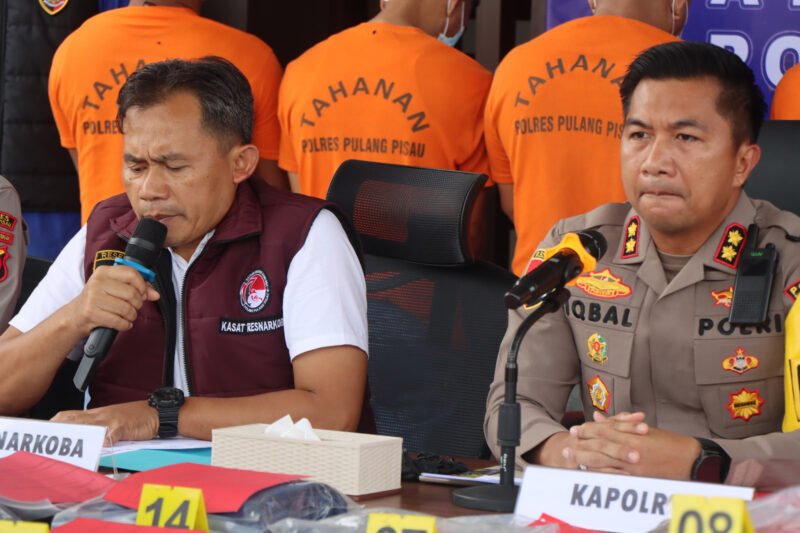 Akhir Tahun 2025: 30 TKP Sabu di Pulang Pisau Terungkap, Polisi Tegaskan Perang Narkoba Terus Berlanjut