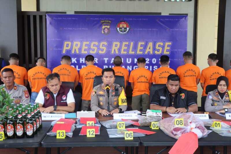 Akhiri Tahun 2025, Polres Pulang Pisau Paparkan Capaian Kinerja dan Strategi Pengamanan Tahun Baru