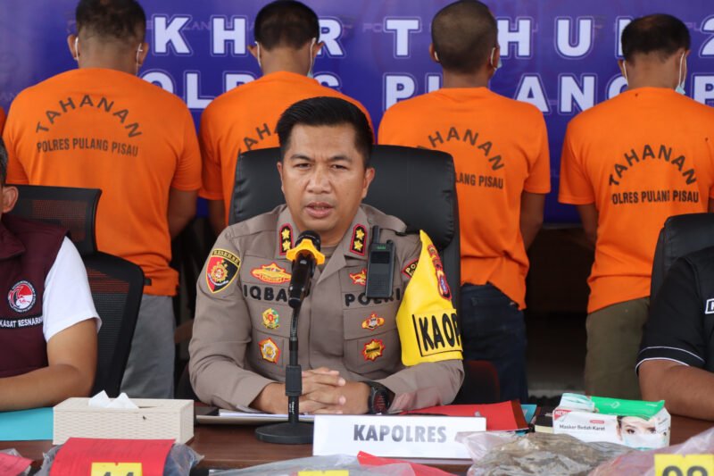 Tutup Tahun 2025, Polres Pulang Pisau Buka Data Kinerja dan Siapkan Pengamanan Tahun Baru