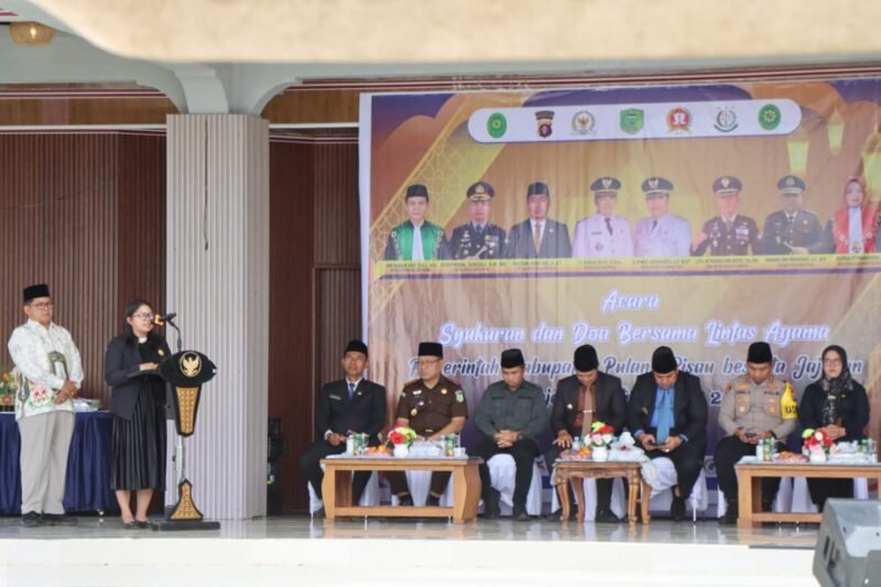 Hadiri Doa Bersama Akhir Tahun, Kapolres Pulang Pisau Tegaskan Larangan Pesta dan Kembang Api
