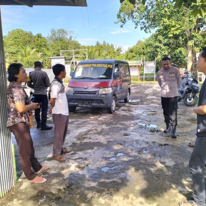 Memberikan Himbauan Kamtibmas Kepada Warga Masyarakat Untuk Terciptanya Keamanan Kamtibmas.