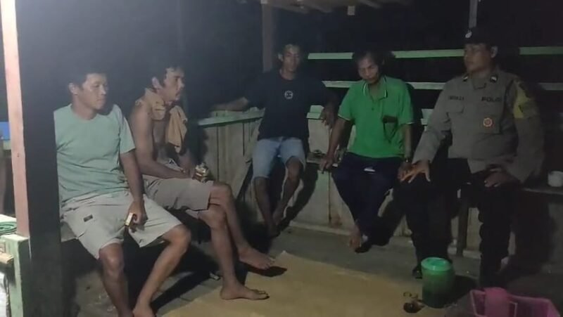 Antisipasi Terjadinya Tindak Pidana Polsek Maliku Patroli Malam.