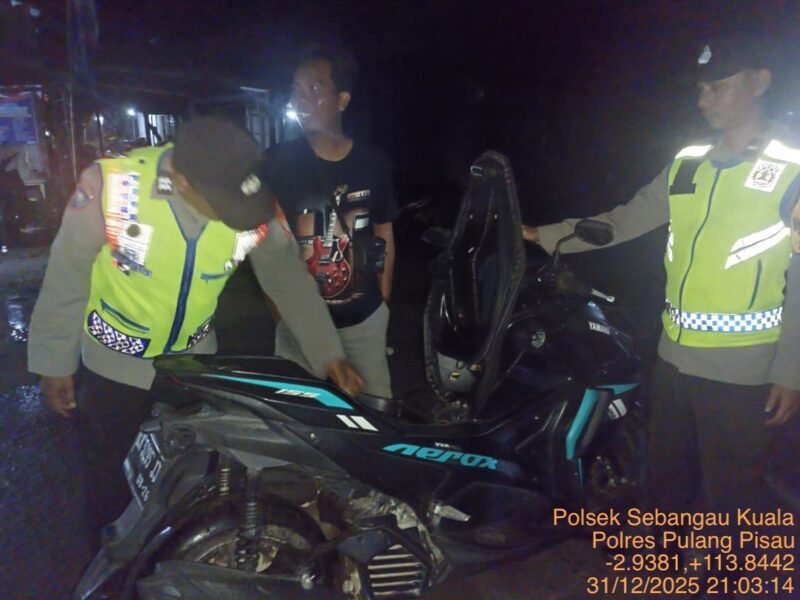 Polsek Sebangau Kuala laksanakan kegiatan KRYD di wilayah kecamatan Sebangau Kuala.