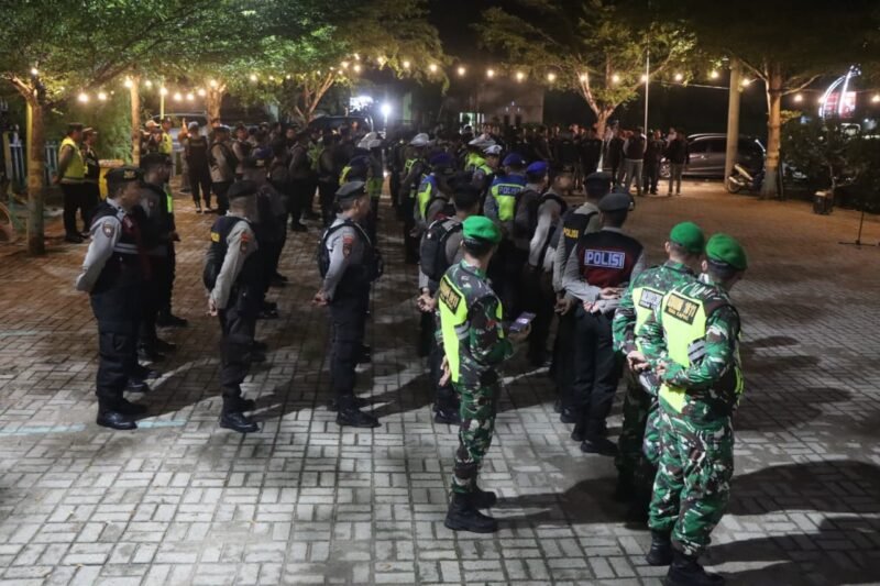 Jaga Malam Tahun Baru Tetap Aman, Polres Pulang Pisau Gelar Apel Siaga dan Patroli Besar