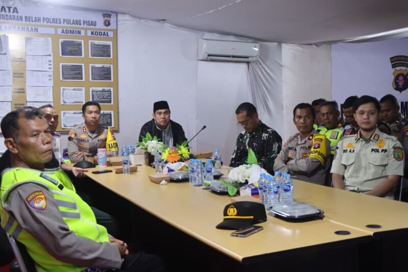 Jelang Tahun Baru 2026, Kapolres Pulang Pisau Ikuti Zoom Monitoring Sitkamtibmas Nasional