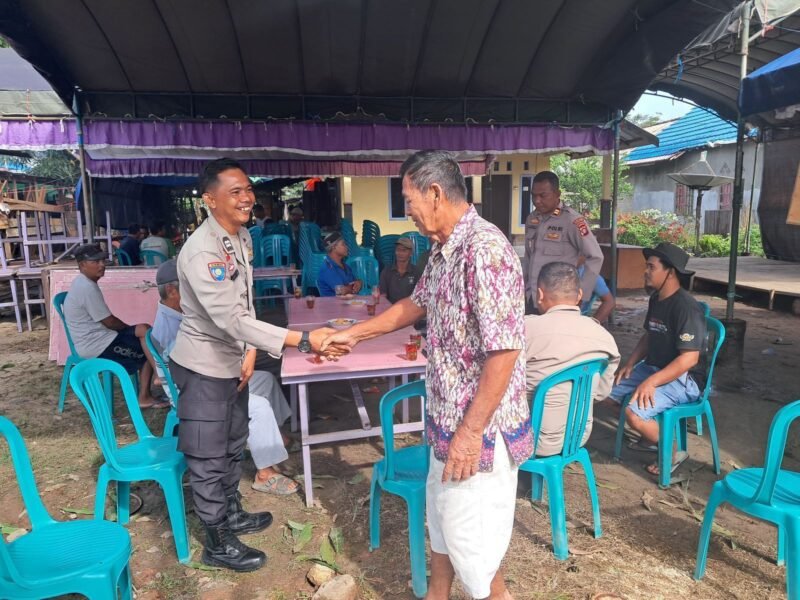 Lewat Sambang Personil Sat Binmas Polres Pulang pisau Wujudkan Kamtibmas Kondusif