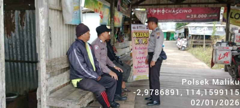 Melalui Kegiatan Sambang, Polsek Maliku Ajak Masyarakat untuk Wujudkan Kamtibmas yang Aman