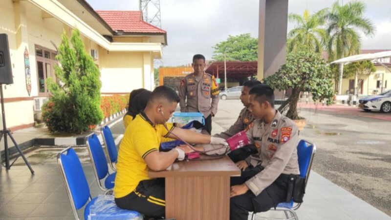 Polres Pulang Pisau Gelar Rikkes Berkala, Pastikan Personel Prima Melayani Masyarakat