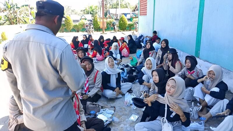 Polsek Pandih Batu Tak Beri Celah, Bhabinkamtibmas Masuk Desa Sosialisasi Stop Narkoba