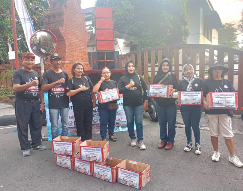 Komunitas Nganjuk Gelar Aksi Kemanusiaan/Foto: Jomsen Silitonga/TargetNews.ID