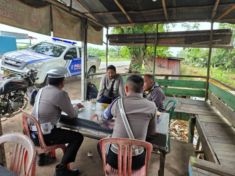 Polantas Menyapa, Satlantas Polres Pulang Pisau Pererat Kedekatan dengan Masyarakat