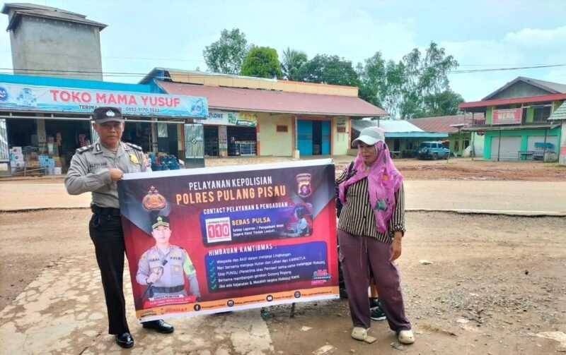 Sampaikan Pesan Kamtibmas Oleh personil Polsek Maliku Kepada Warga