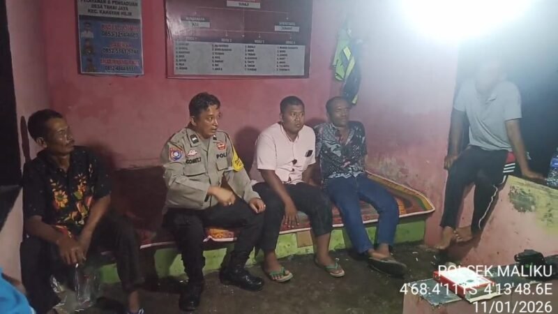 Polsek Maliku Laksanakan KRYD di Wilayah Hukumnya