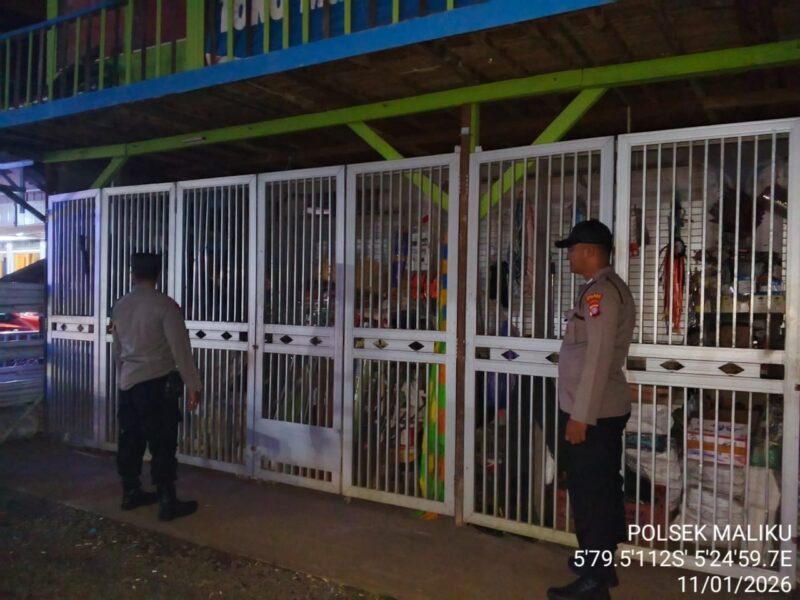 Polsek Maliku Laksanakan KRYD di Wilayah Hukumnya