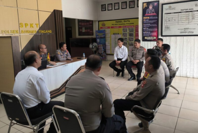 Pimpin Anev Mingguan, Kapolsek Banama Tingang Tekankan Profesionalisme dan Disiplin