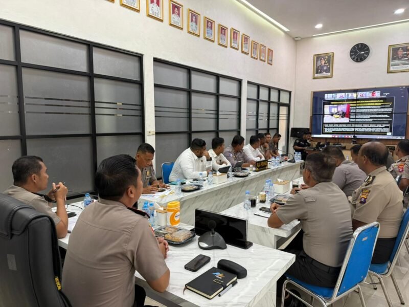 Anev Mingguan Polres Pulang Pisau: Momentum Memperkuat Sinergi Antar Fungsi dan Polsek Jajaran