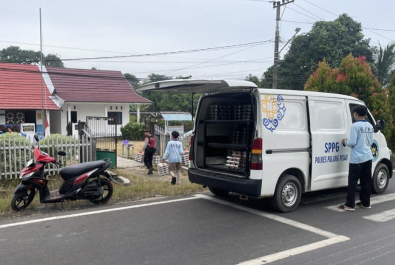 Sat Samapta Polres Pulang Pisau Pastikan Distribusi Makanan Bergizi Gratis Aman dan Tepat Sasaran