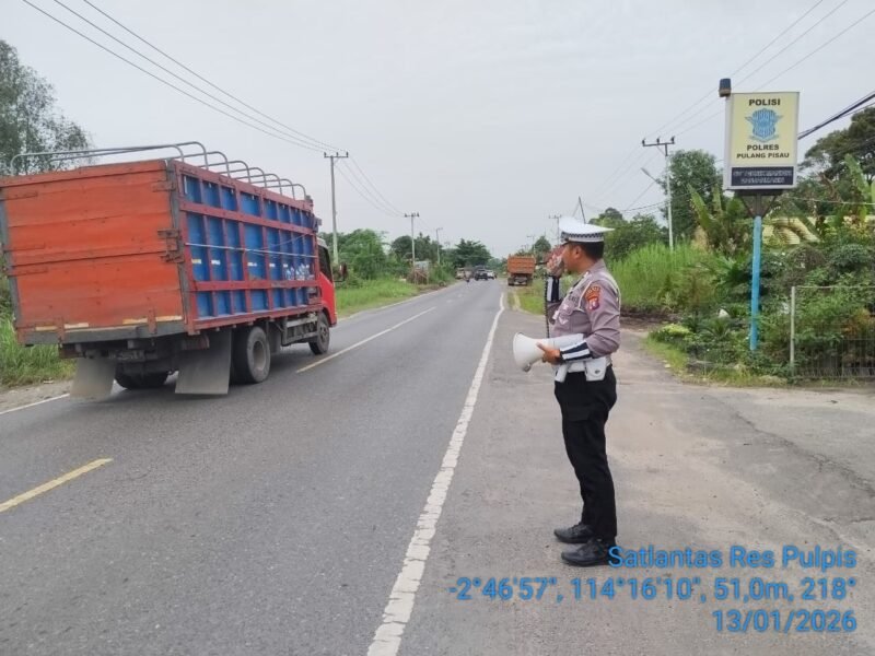 Satlantas Polres Pulang Pisau Lakukan Penling, Upaya Kamseltibcarlantas