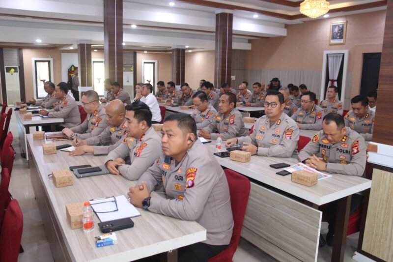 Kapolres Pulang Pisau Hadiri Anev Kamtibmas Polda Kalteng, Siap Tindaklanjuti Arahan Kapolda