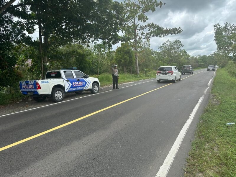 Tekan Angka Laka Lantas, Satlantas Polres Pulang Pisau Intensifkan Patroli Humanis di Jalan Raya