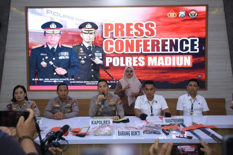 Foto: Polres Madiun Amankan Komplotan Pembobol Toko Lintas Daerah