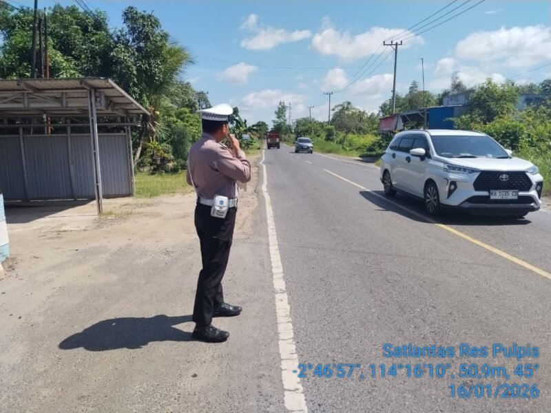 Sat Lantas Polres Pulang Pisau Laksanasakan Dikmas Lantas Penling