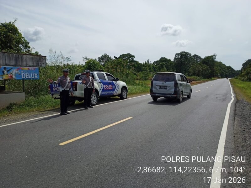 Patroli Rawan Laka Satlantas Polres Pulang Pisau, Wujudkan Keselamatan dan Kelancaran Arus Lalu Lintas