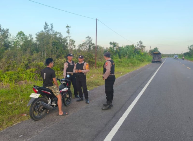 Keluhan Warga Ditindaklanjuti, Polisi Sisir Titik Rawan Balap Liar di Kahayan Tengah