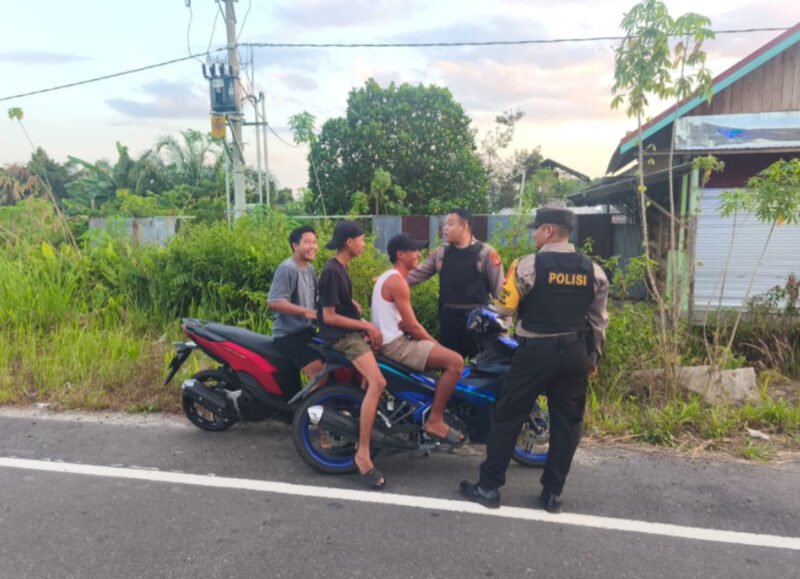 Resahkan Warga, Polsek Kahayan Tengah Intensifkan Patroli Sasar Lokasi Balap Liar