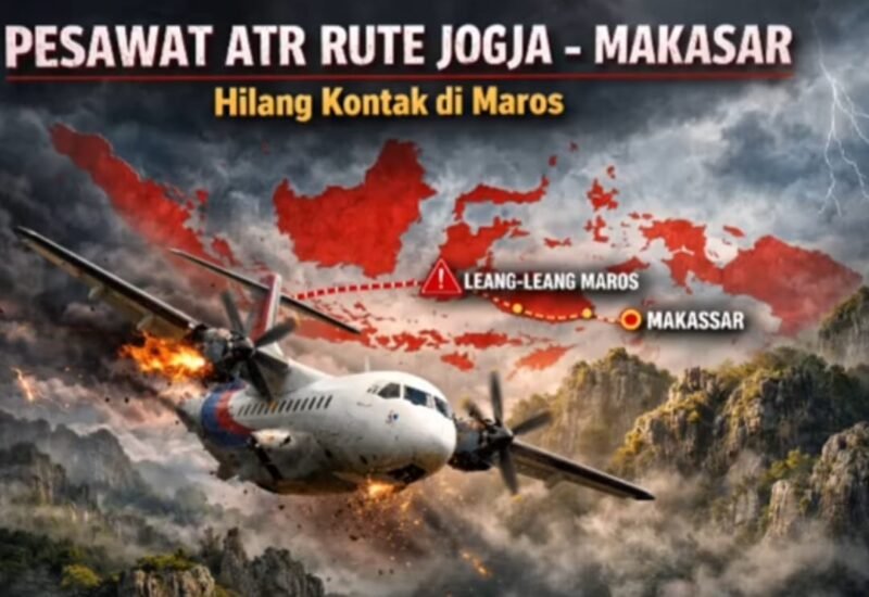 Foto: ATR Jogja–Makassar Dikabarkan Hilang Kontak di Maros