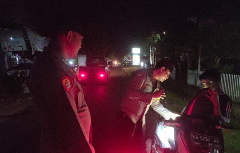 Polsek Maliku Laksanakan KRYD di Wilayah Hukumnya