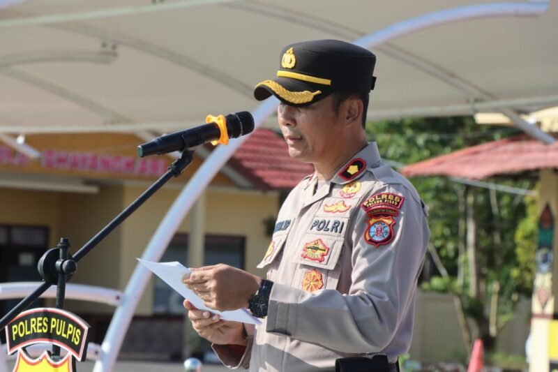 Upacara HKN 2026, Polres Pulang Pisau Catat Penyelesaian 172 Perkara dan Perkuat Komitmen Pelayanan Publik