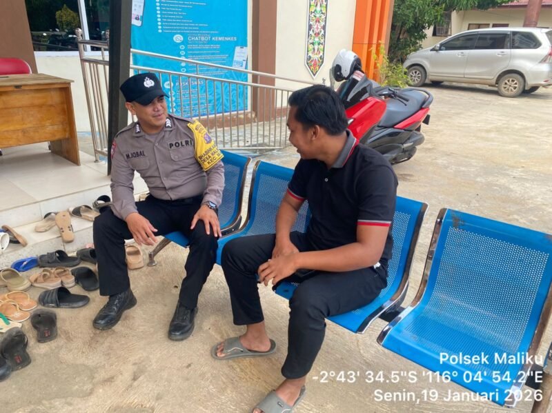 Melalui Kegiatan Sambang, Polsek Maliku Ajak Masyarakat untuk Wujudkan Kamtibmas yang Aman
